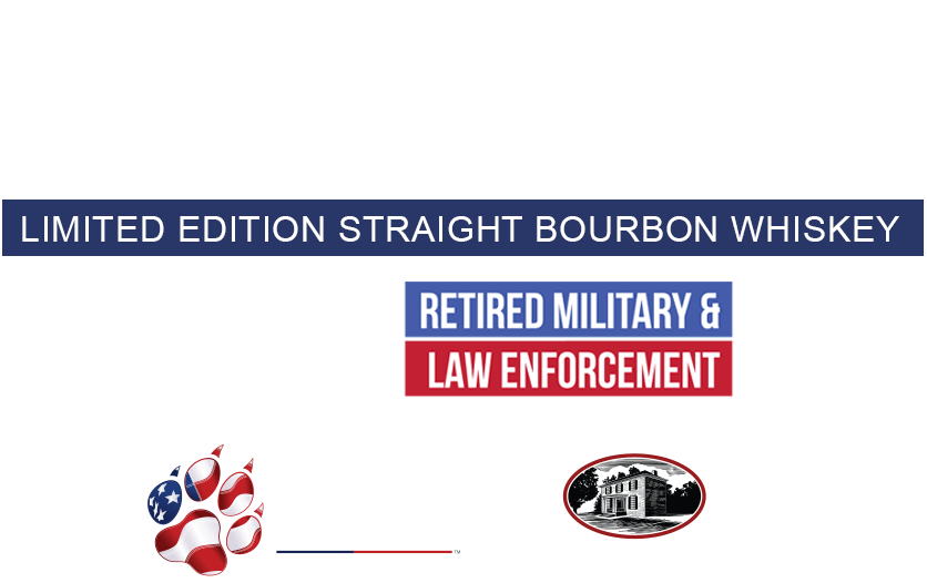 Limited Edition Single Barrel Straight Bourbon Whiskey Honoring Firefighters & dogs.